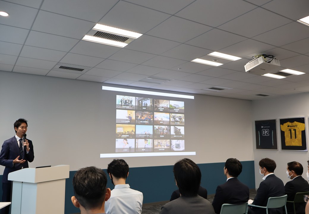 サイボウズ広島オフィス開所イベントの会場と参加者の様子